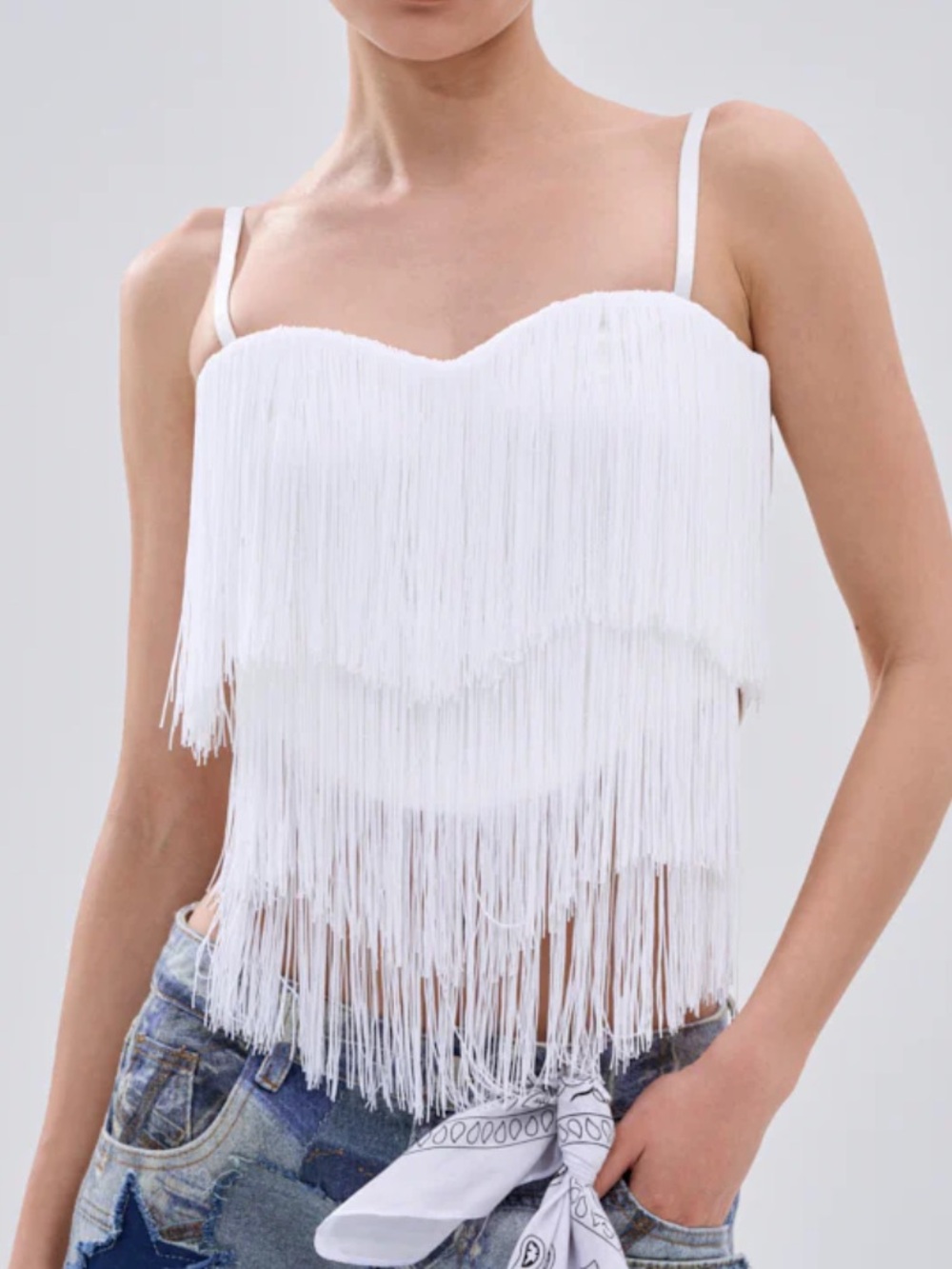 AKIRA Fringe Festival Blouse Tank